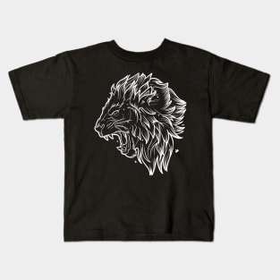 Fierce Lion Tattoo Kids T-Shirt